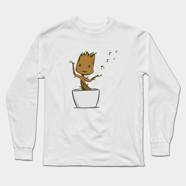 Groot baby Long Sleeve T-Shirt by Namarqueza